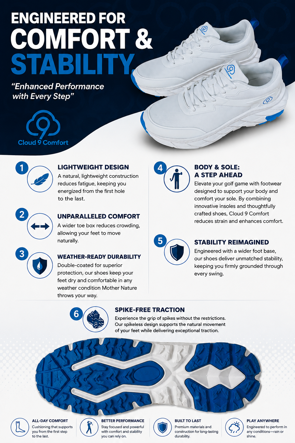 Stability Series Golf Shoe